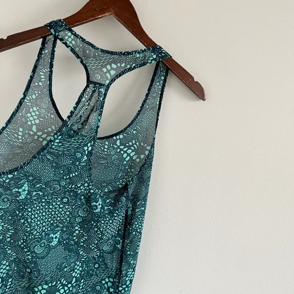 Lululemon 105 Singlet Tank Top in Pretty Lace Bali Breeze Alberta Lake - Picture 2 of 6